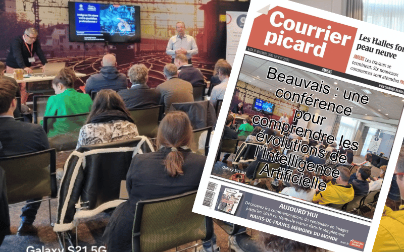 Courrier Picard et Thomas Flauraud sur l'IA