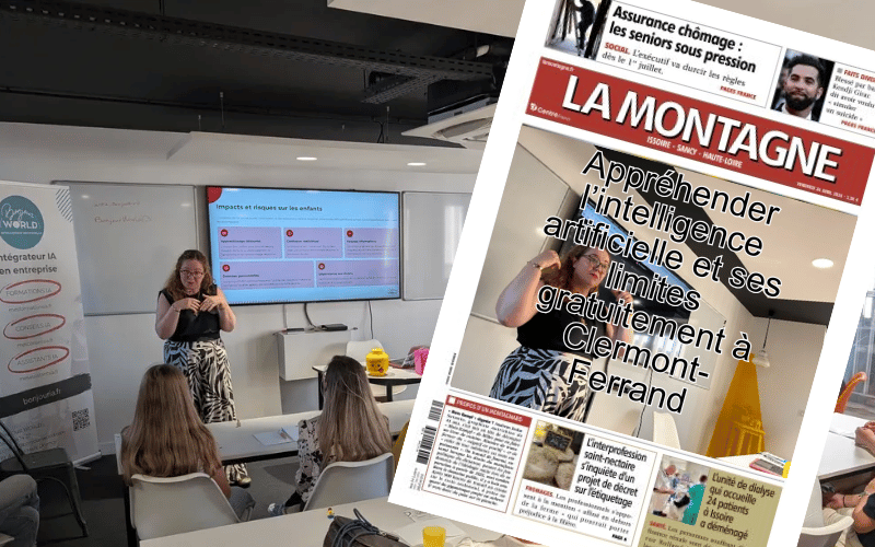 Ateliers IA Adolescents Parents, La Montagne septembre 25